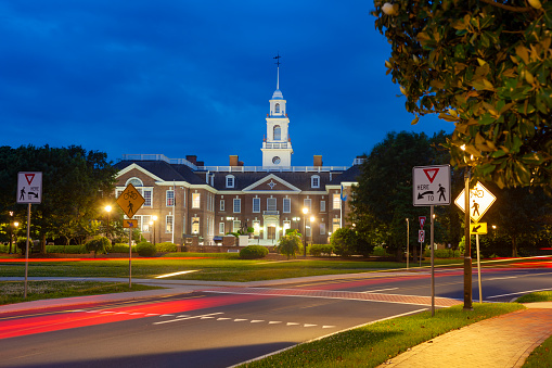 The Capitol Building in downtown Dover, Delaware.